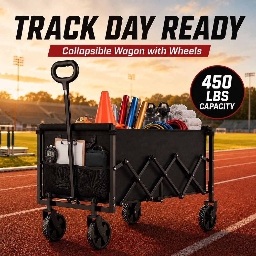 Sports Equipment Wagon - Transportador de Equipos de Campo, Carro