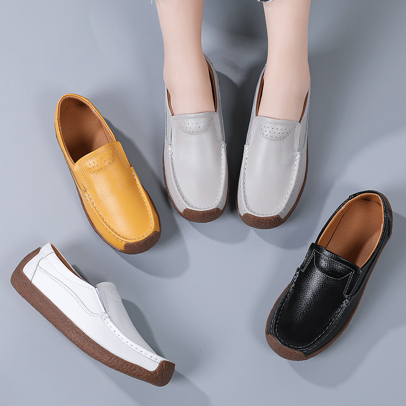 Sports Equipment Brand - Zapatos informales De cuero genuino para