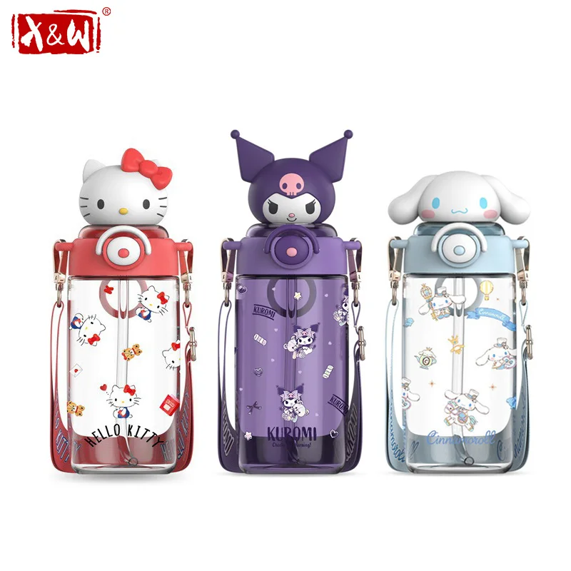 Xin Sports Equipment - Vaso con pajita X&W Kawaii Sanrio