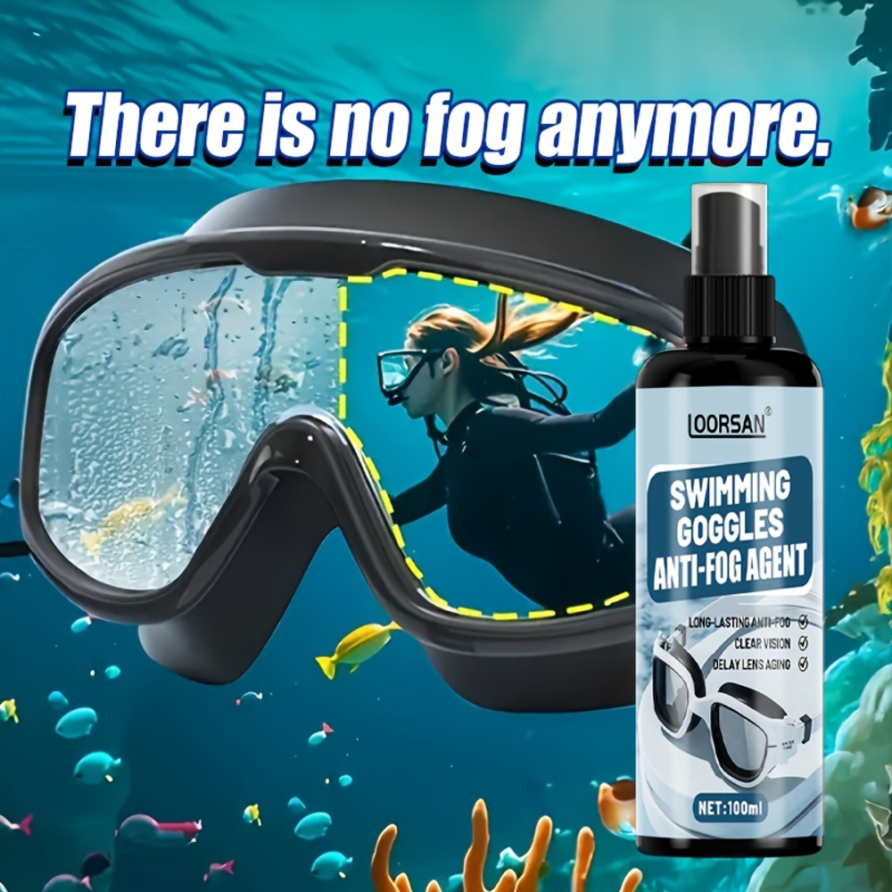 Swimming Goggles Anti Fog - Spray Antivaho para Gafas LOORSAN 100ML