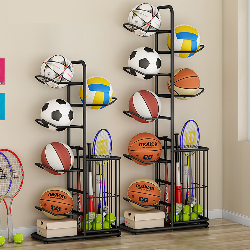 Sports Equipment Volleyball - Estante de almacenamiento de pelotas deportivas,