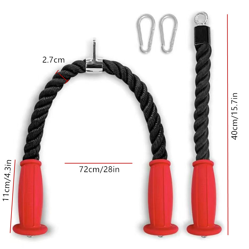 Cuerdas ergonómicas para tríce - Sports Equipment Pictures reseña y precio