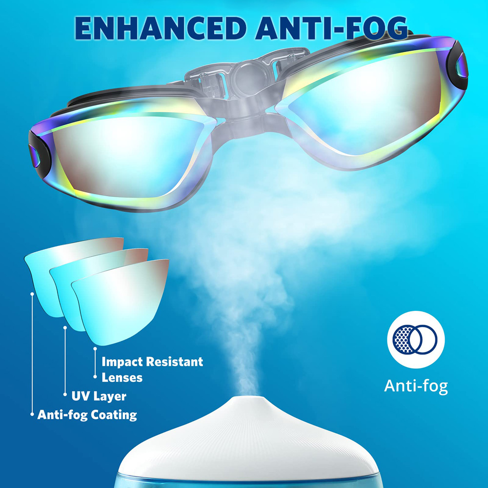 Gafas de natación profesionale - Swimming Goggles Anti Fog reseña y precio
