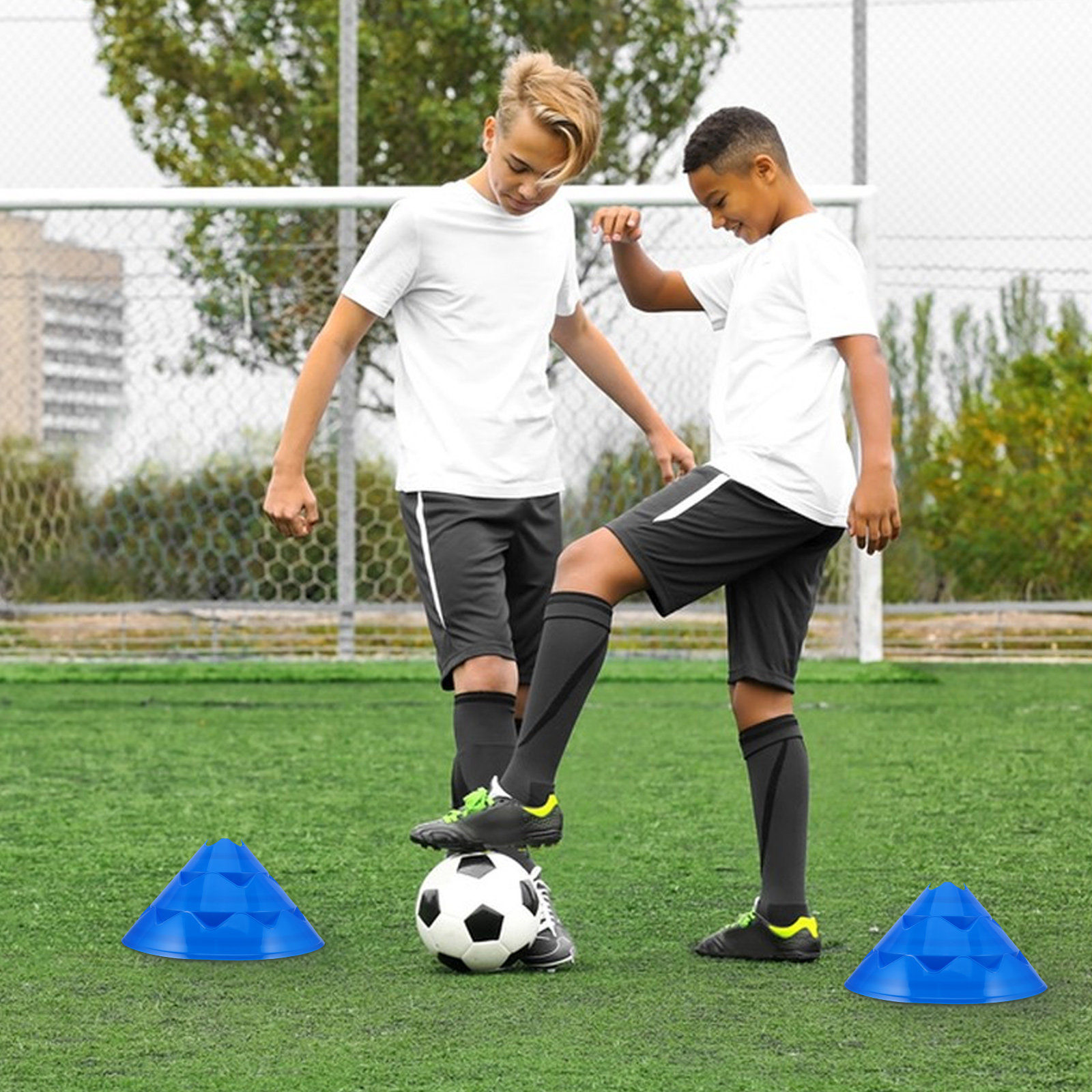 6 Conos de Entrenamiento de Fú - Sports Equipment Football reseña y precio