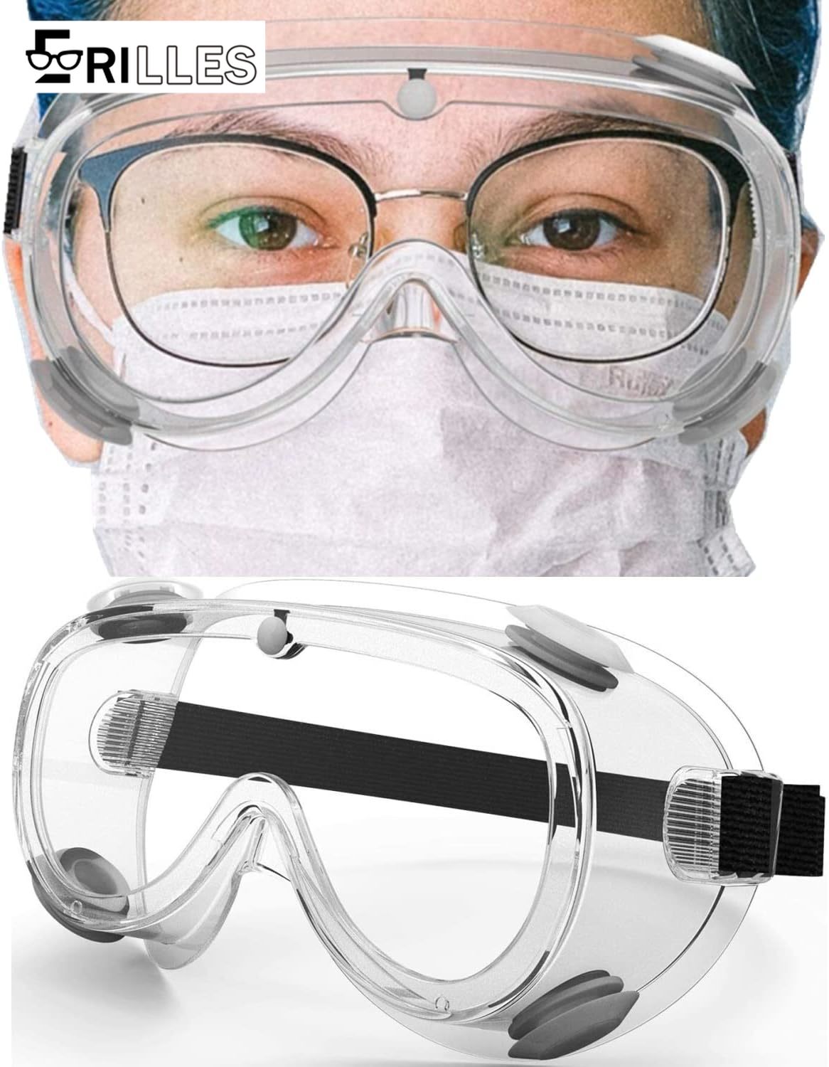 Gafas de seguridad para deport - Swimming Goggles Anti Fog reseña y precio