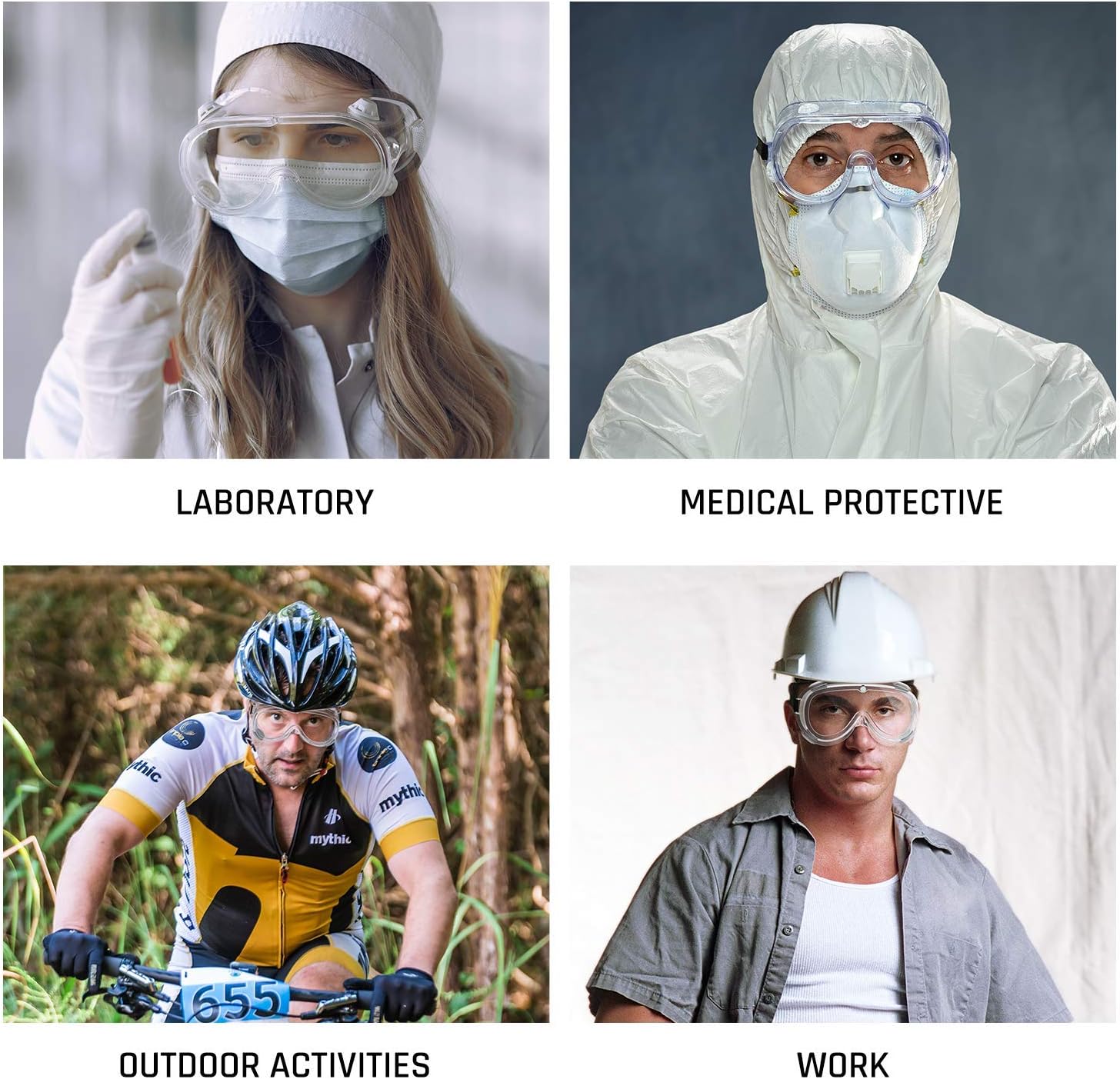 Gafas de seguridad para deport - Swimming Goggles Anti Fog reseña y precio