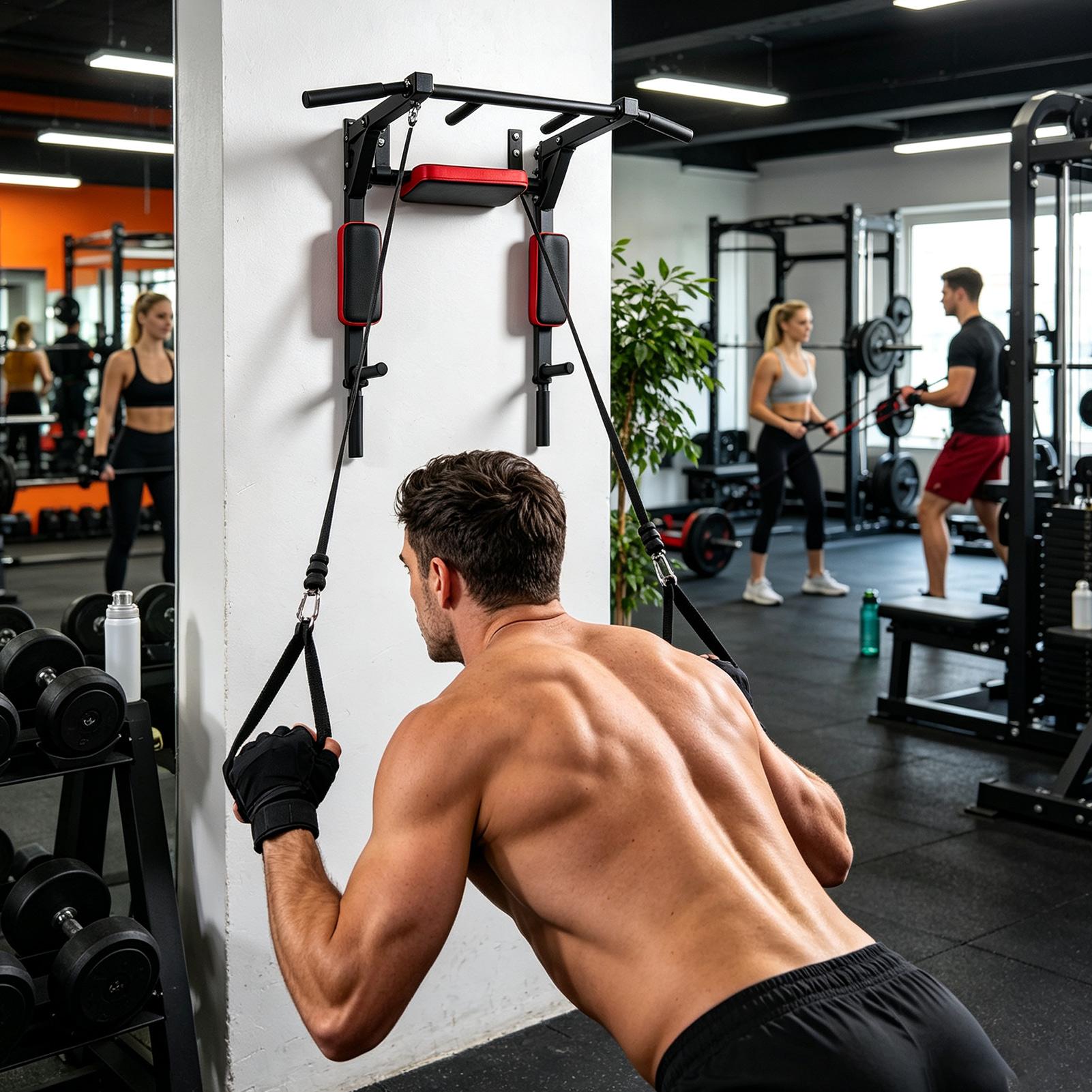 Barra de dominadas montada en  - Sports Equipment For Home reseña y precio